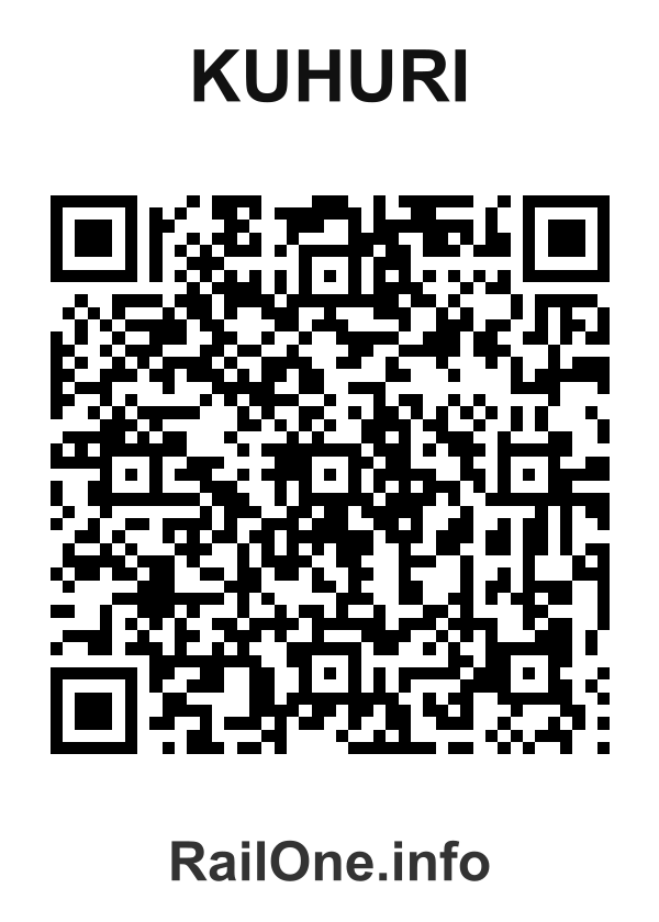 RailOne QR Code for Kuhuri station