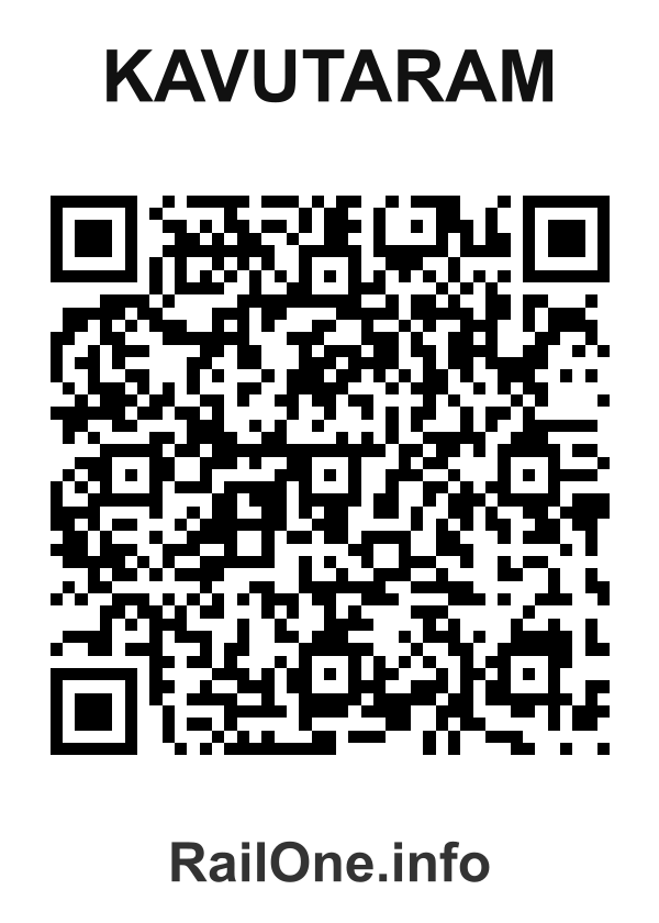 RailOne QR Code for Kavutaram station