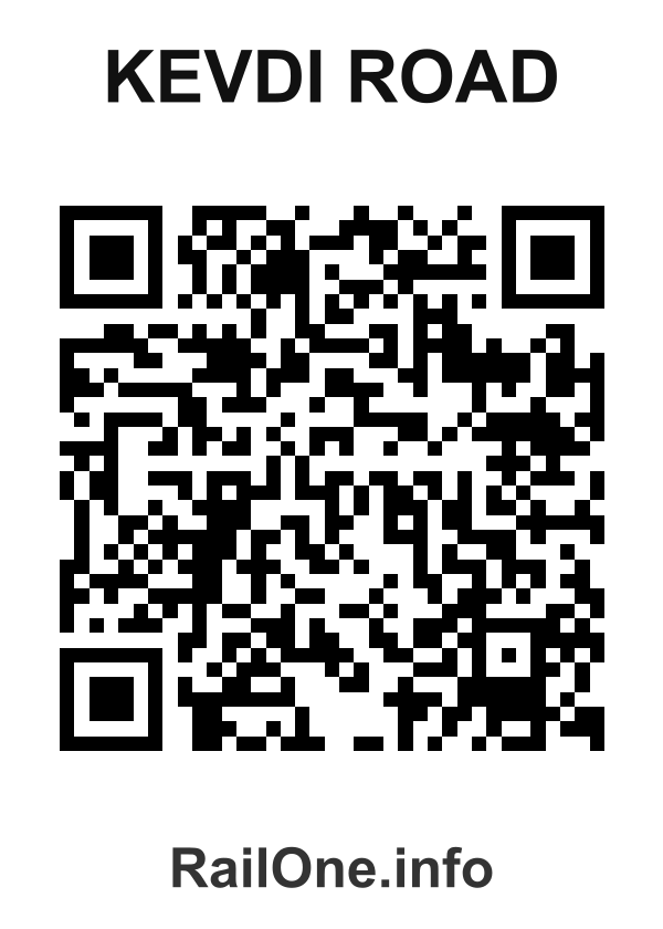RailOne QR Code for Kevdi Road station