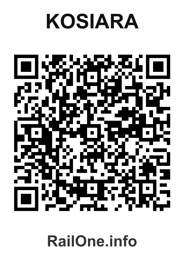 RailOne QR Code for Kosiara station