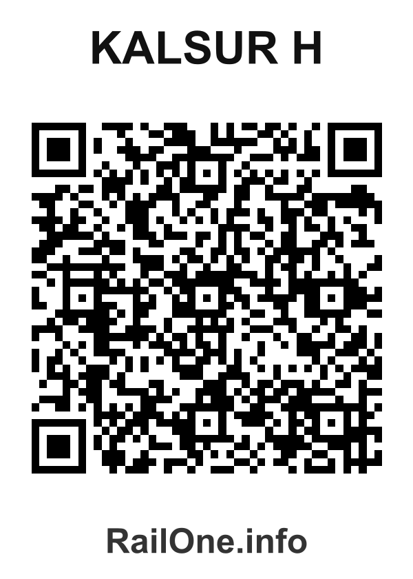 RailOne QR Code for Kalsur H station