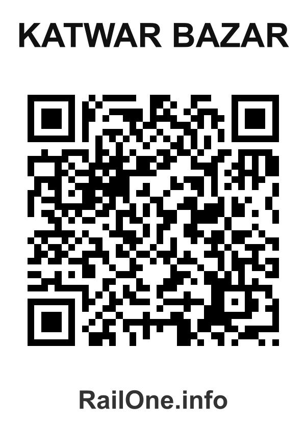 RailOne QR Code for Katwar Bazar station