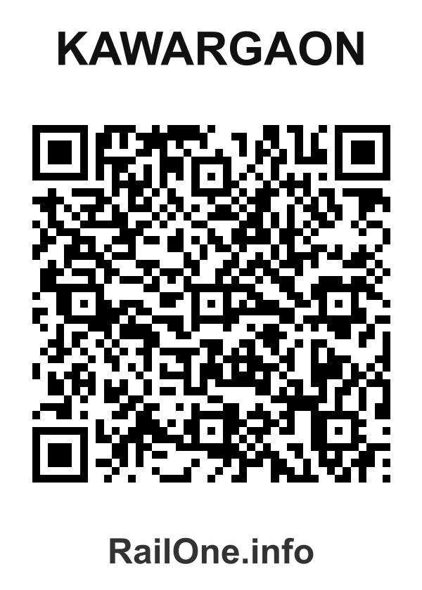 RailOne QR Code for Kawargaon station
