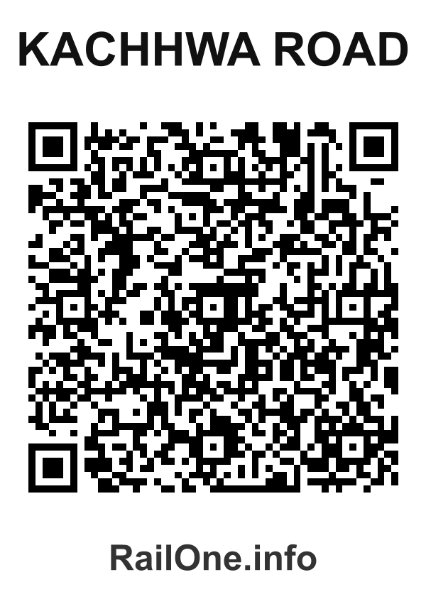 RailOne QR Code for Kachhwa Road station