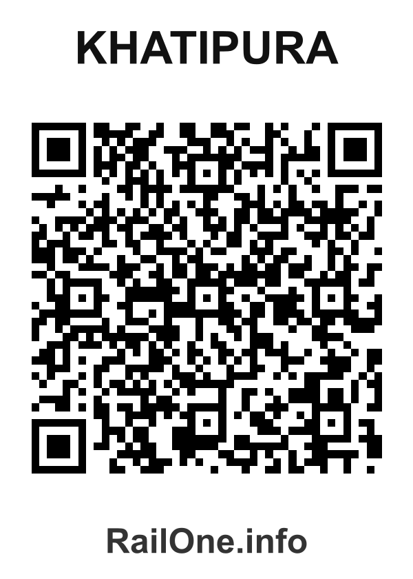 RailOne QR Code for Khatipura station