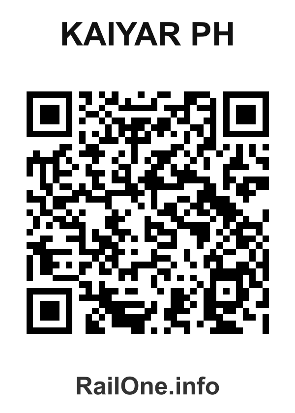 RailOne QR Code for Kaiyar Ph station