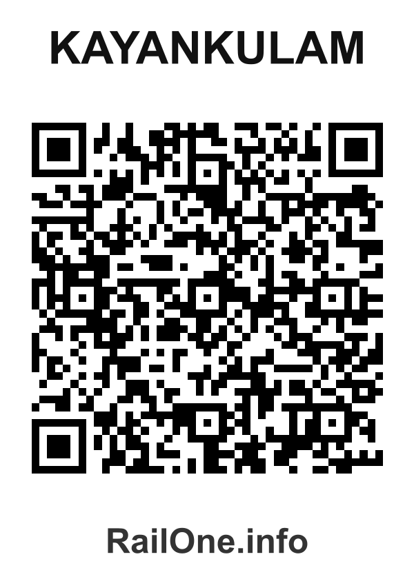 RailOne QR Code for Kayankulam station