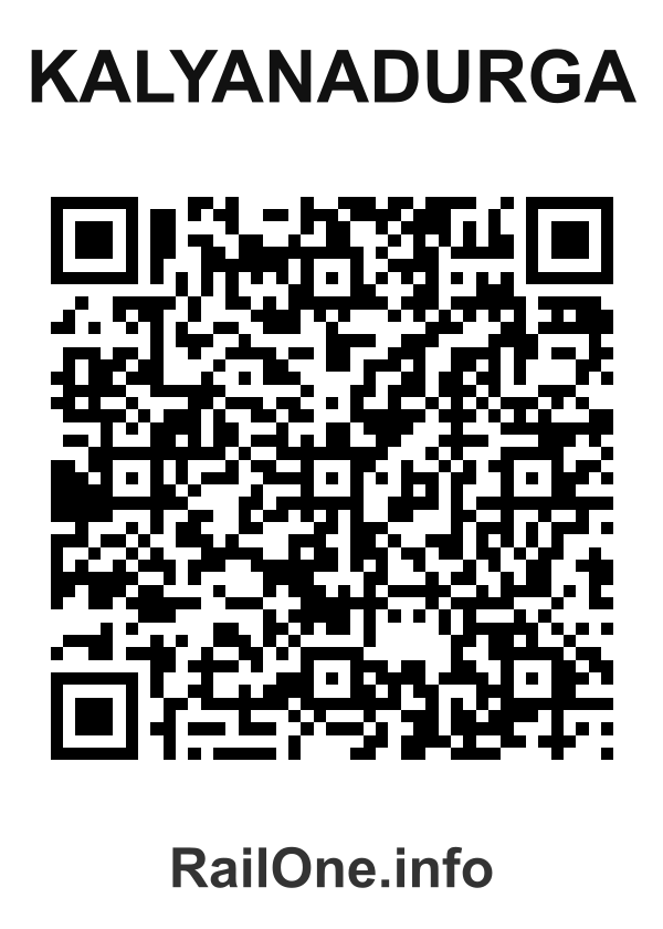 RailOne QR Code for Kalyanadurga station
