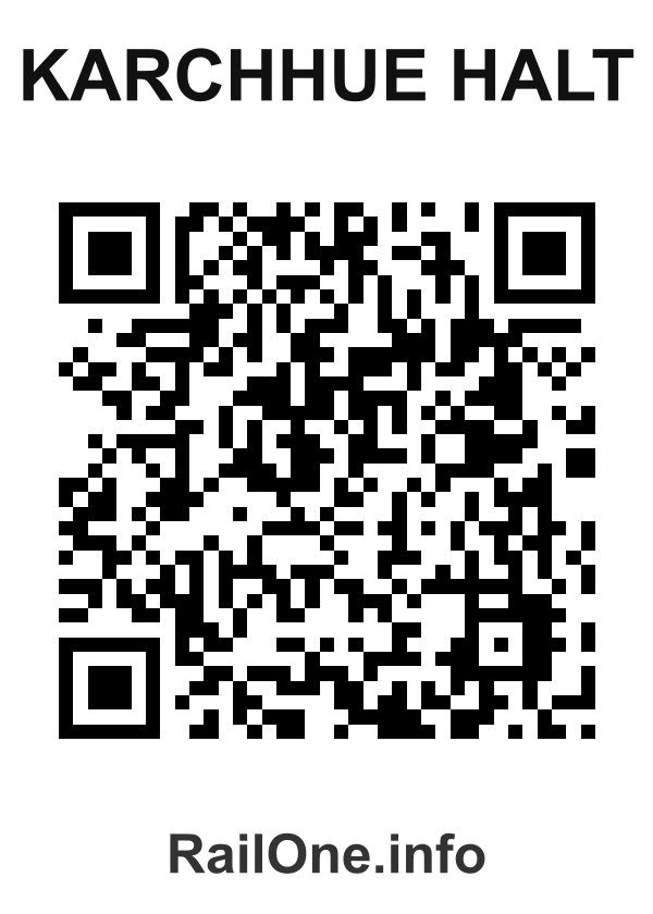 RailOne QR Code for Karchhue Halt station