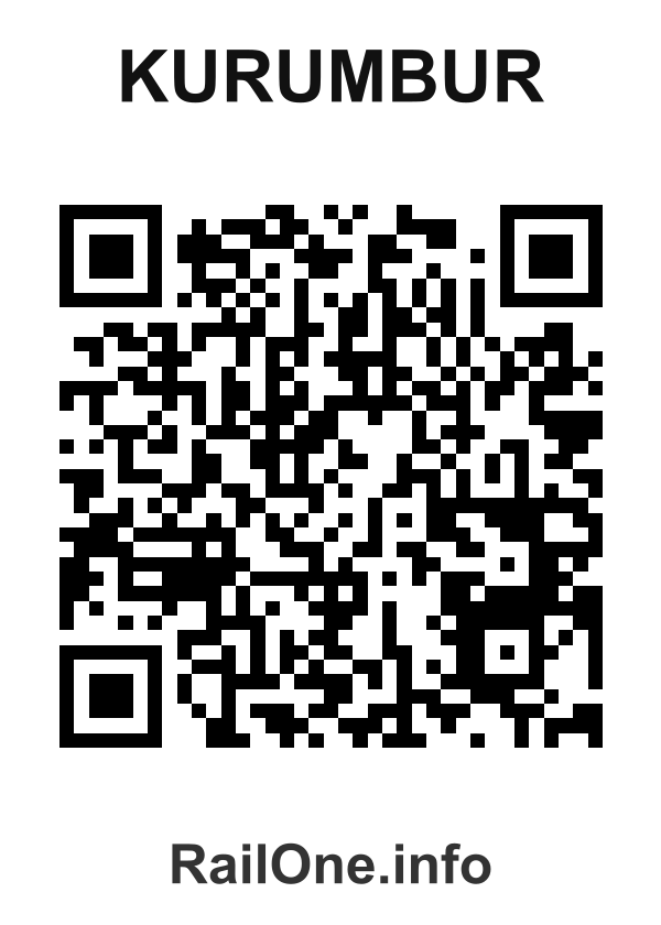 RailOne QR Code for Kurumbur station