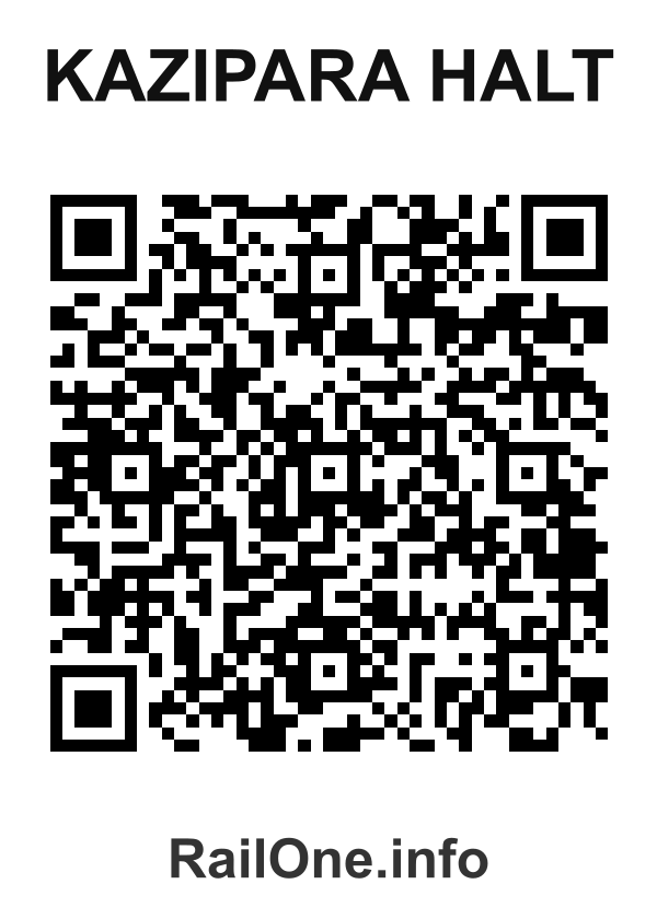 RailOne QR Code for Kazipara Halt station