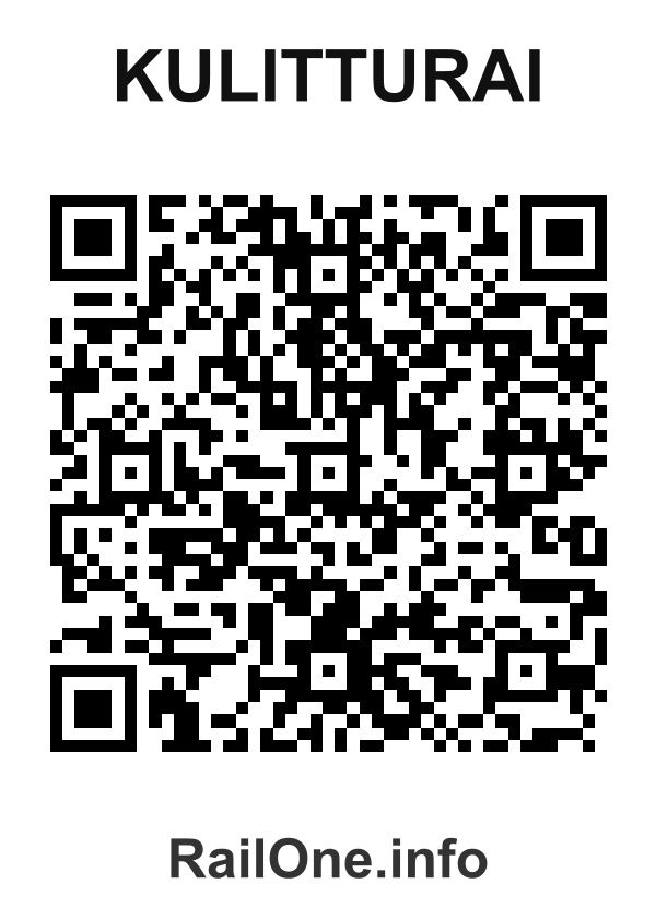 RailOne QR Code for Kulitturai station