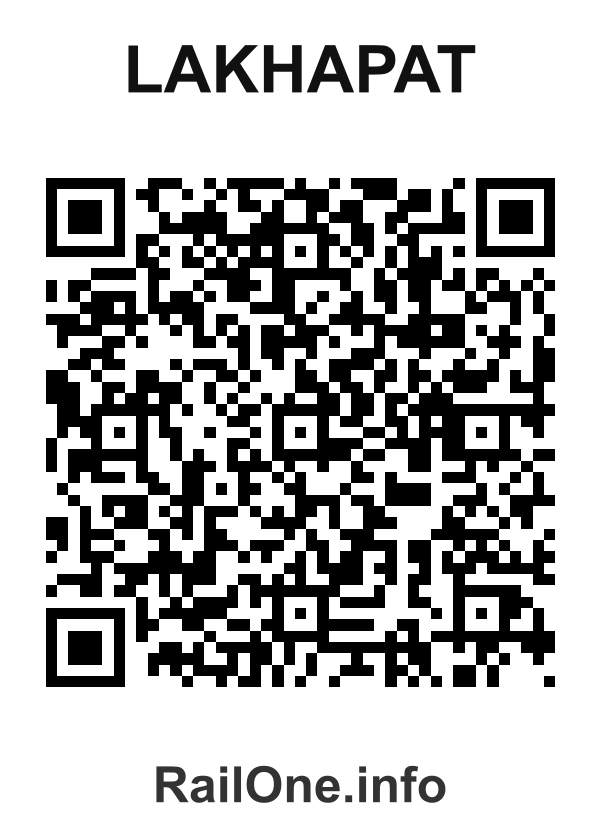 RailOne QR Code for Lakhapat station