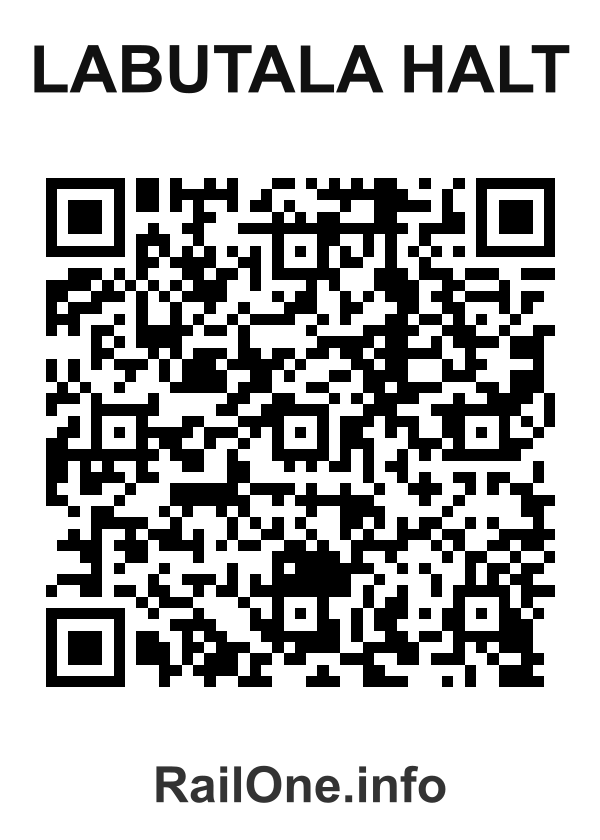 RailOne QR Code for Labutala Halt station