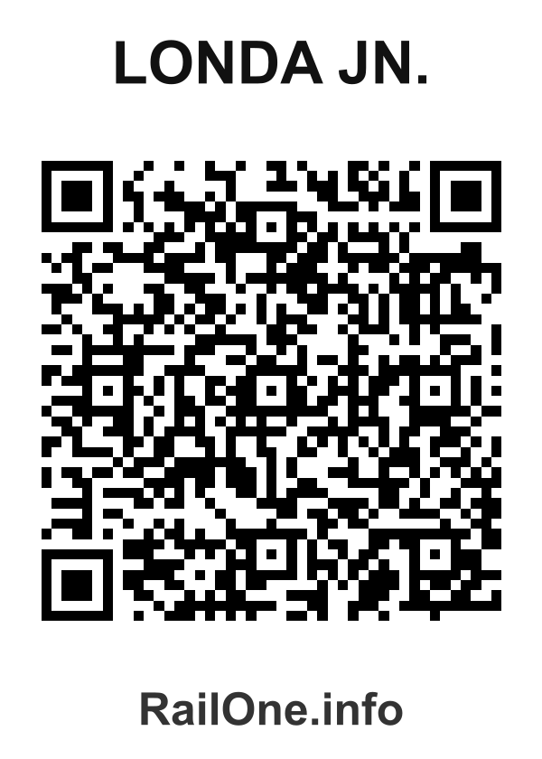RailOne QR Code for Londa Jn. station