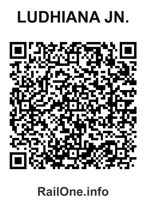 RailOne QR Code for Ludhiana Jn. station