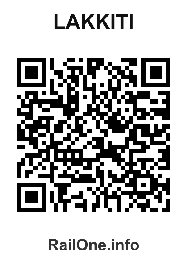 RailOne QR Code for Lakkiti station