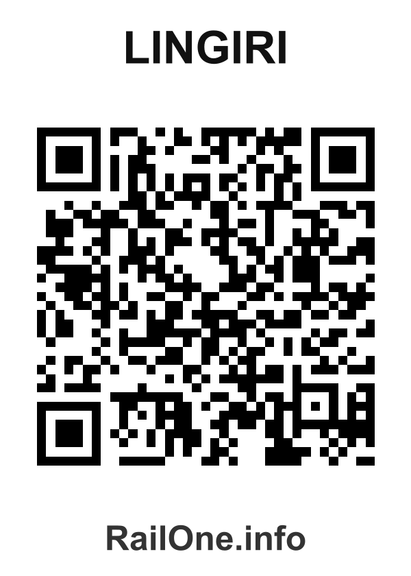 RailOne QR Code for Lingiri station