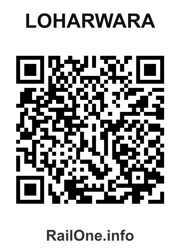 RailOne QR Code for Loharwara station