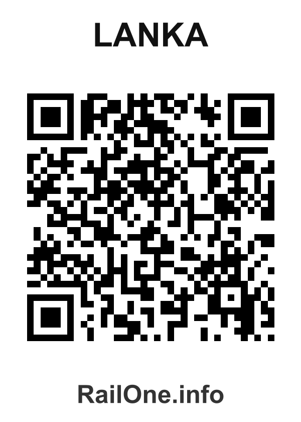 RailOne QR Code for Lanka station