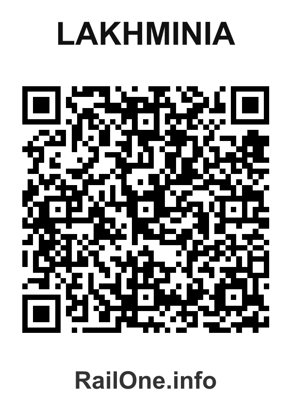 RailOne QR Code for Lakhminia station