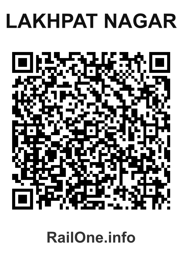 RailOne QR Code for Lakhpat Nagar station