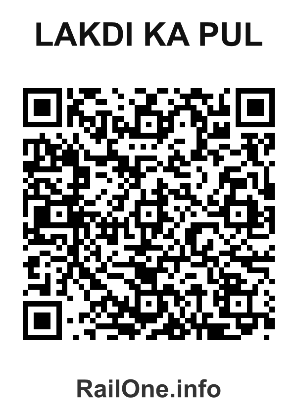 RailOne QR Code for Lakdi Ka Pul station