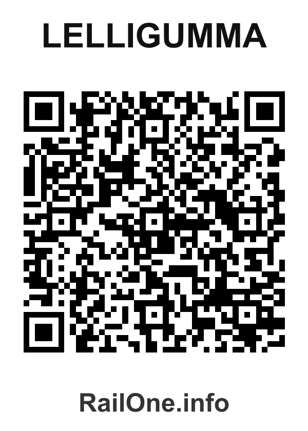 RailOne QR Code for Lelligumma station
