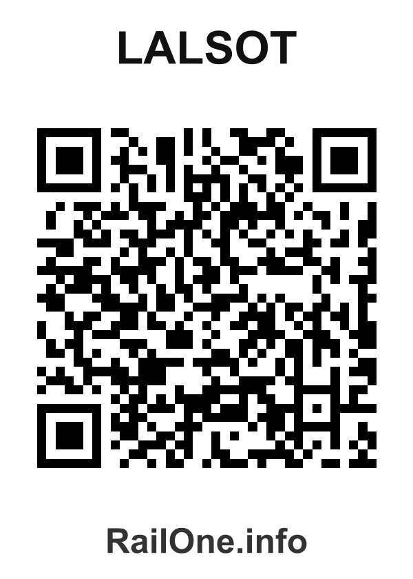 RailOne QR Code for Lalsot station