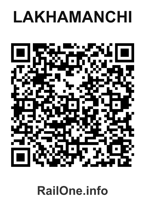 RailOne QR Code for Lakhamanchi station