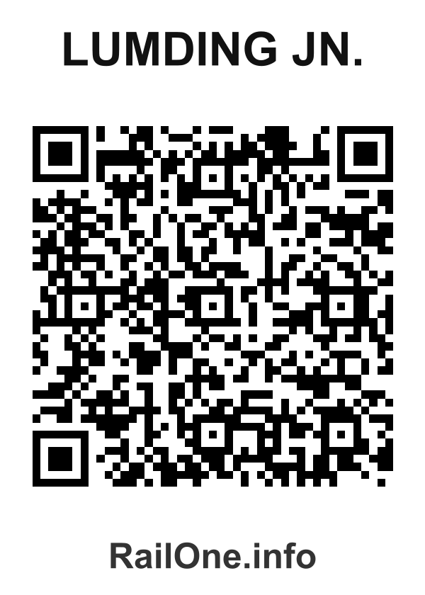 RailOne QR Code for Lumding Jn. station