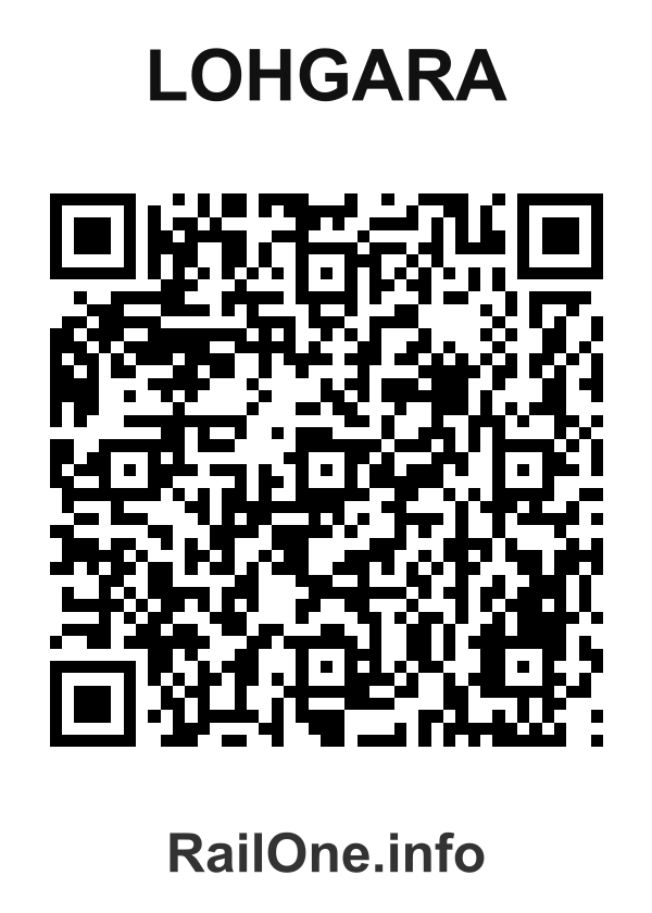 RailOne QR Code for Lohgara station