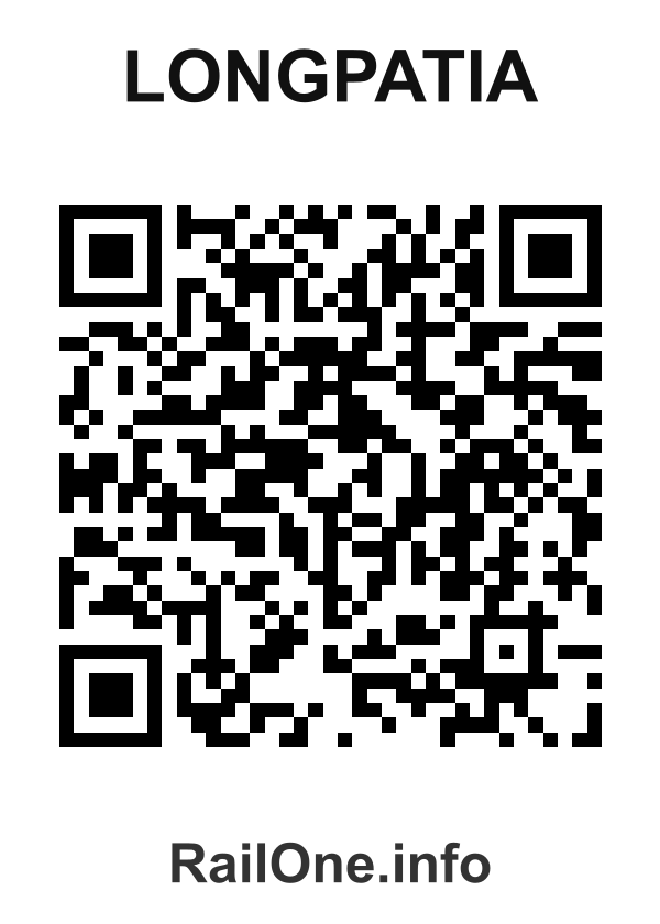 RailOne QR Code for Longpatia station
