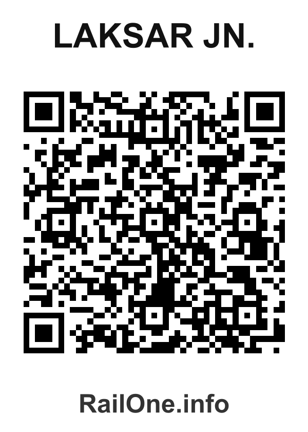 RailOne QR Code for Laksar Jn. station