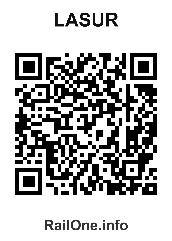 RailOne QR Code for Lasur station