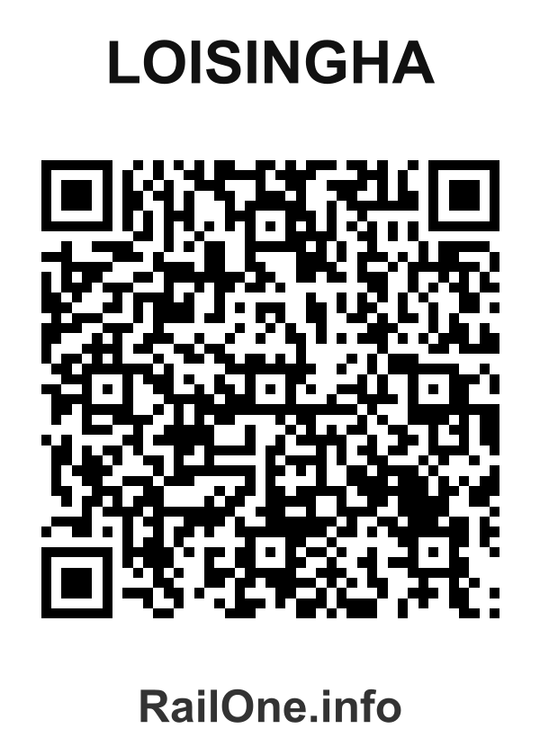 RailOne QR Code for Loisingha station