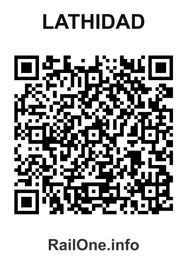 RailOne QR Code for Lathidad station