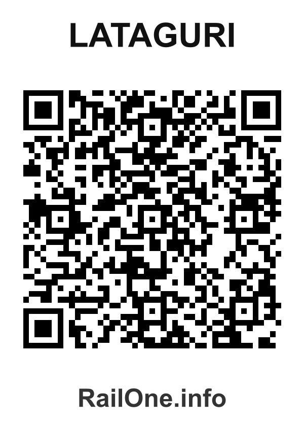 RailOne QR Code for Lataguri station