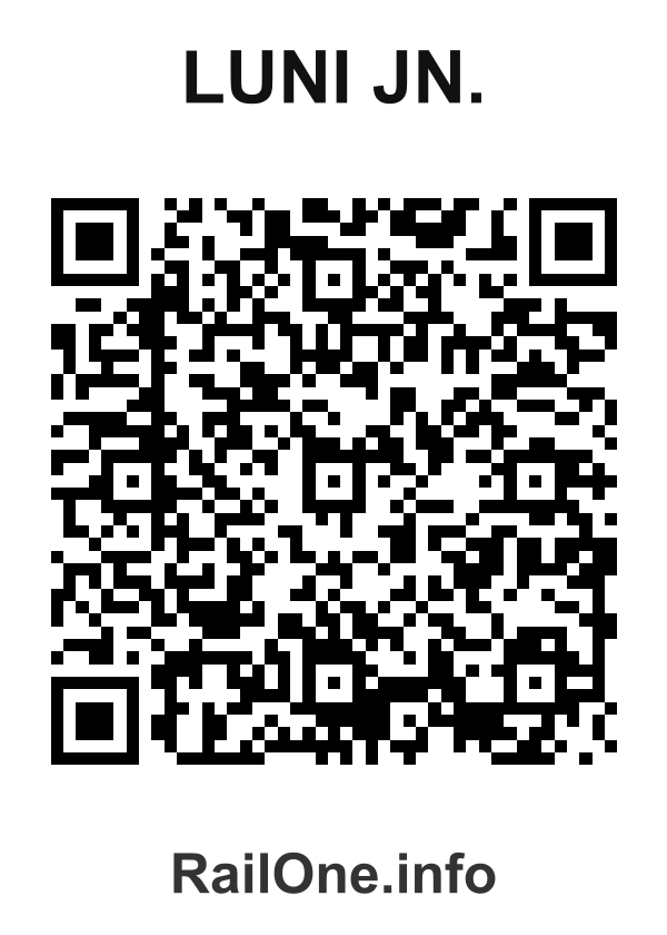 RailOne QR Code for Luni Jn. station