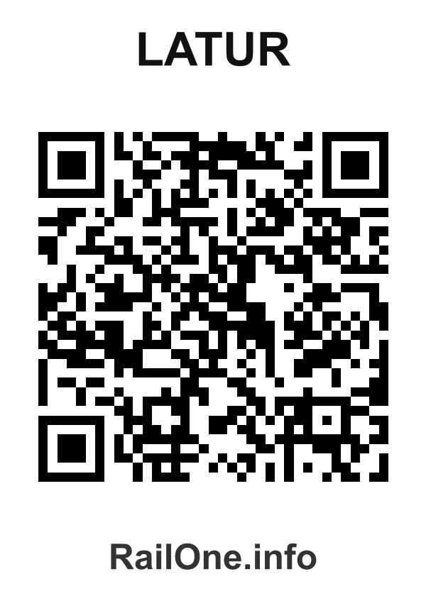 RailOne QR Code for Latur station