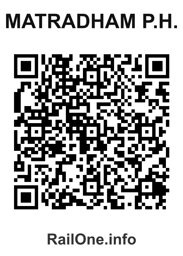 RailOne QR Code for Matradham P.h. station