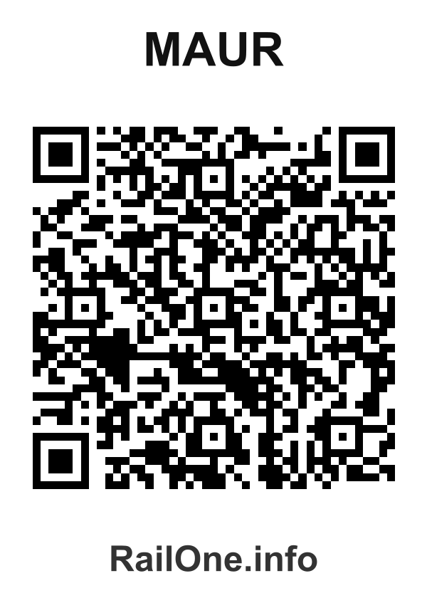 RailOne QR Code for Maur station