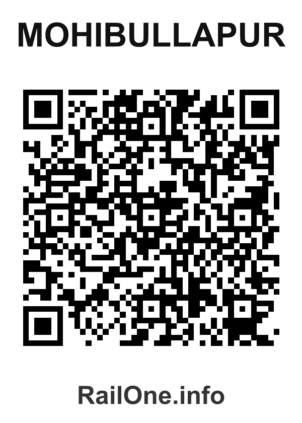 RailOne QR Code for Mohibullapur station