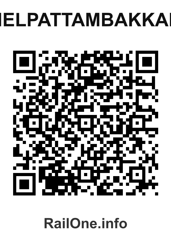 RailOne QR Code for Melpattambakkam station
