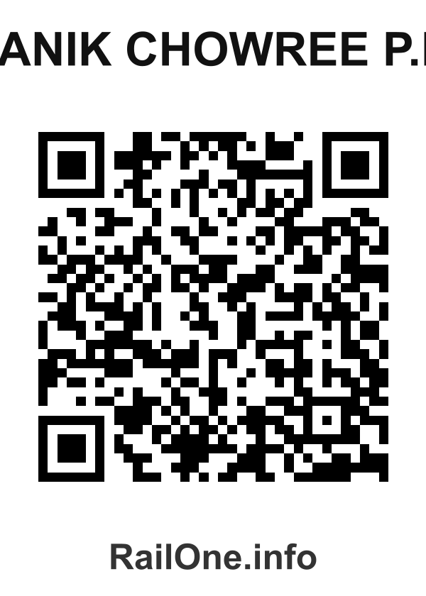 RailOne QR Code for Manik Chowree P.h. station