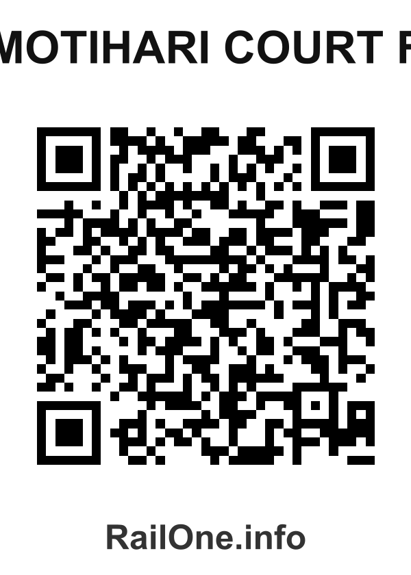RailOne QR Code for Motihari Court F station