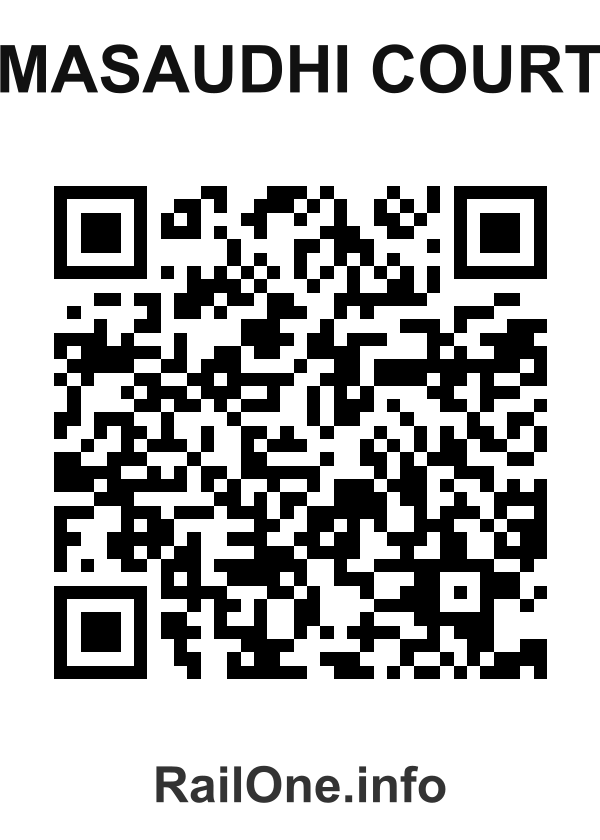 RailOne QR Code for Masaudhi Court station