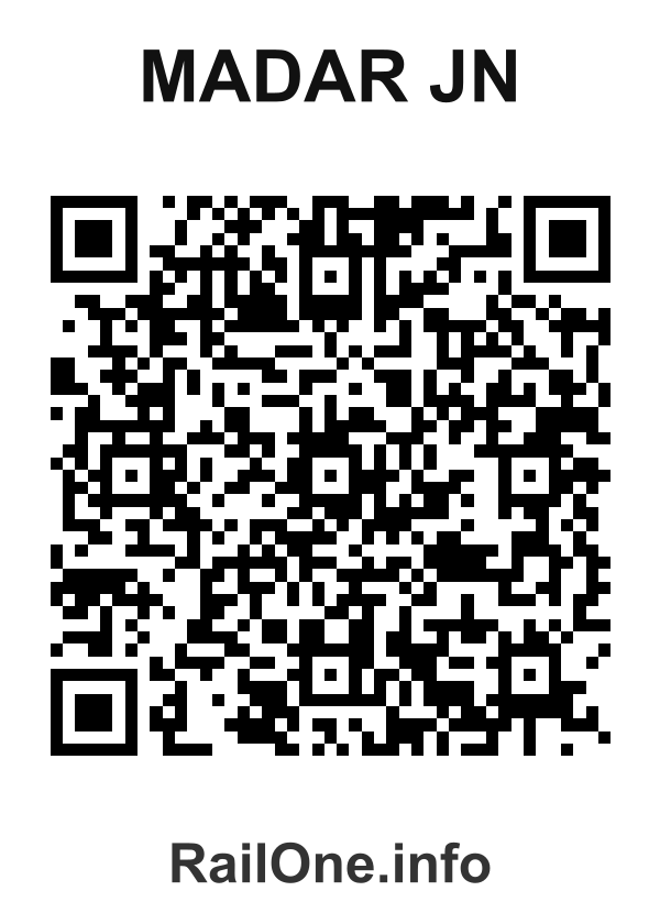 RailOne QR Code for Madar Jn station