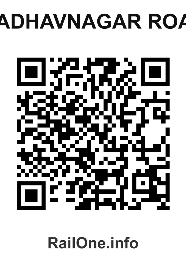 RailOne QR Code for Madhavnagar Road station