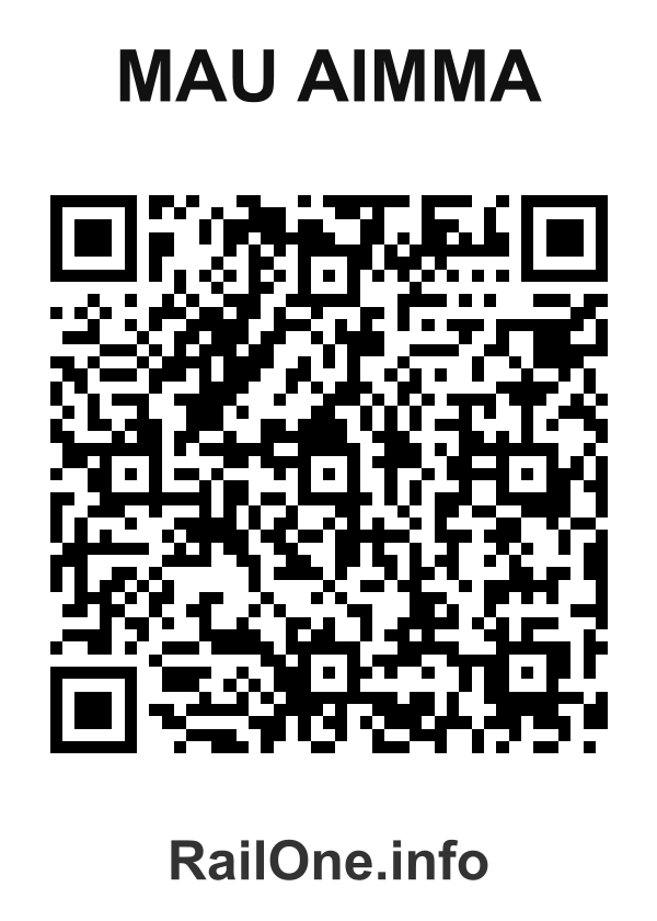 RailOne QR Code for Mau Aimma station